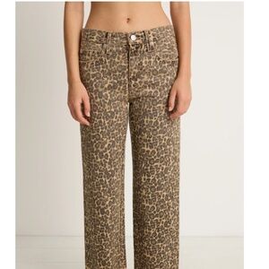 Amo Denim Billie Jeans - Leopard Size 25